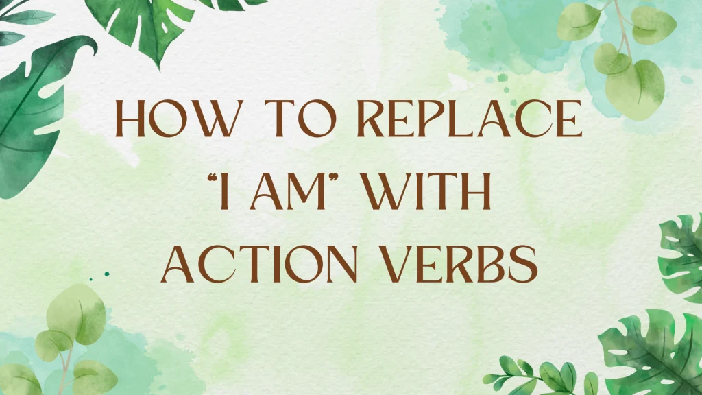 Resume Power: Stronger Alternatives to "I Am"