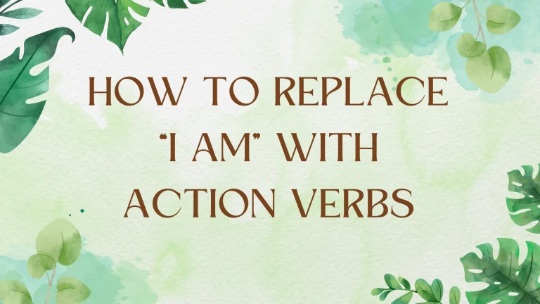 Resume Power: Stronger Alternatives to "I Am"