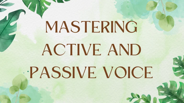 Engaging Readers: Mastering Active and Passive Voice