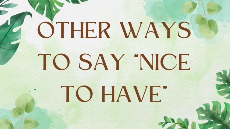 Beyond "Nice to Have": Exploring Synonyms for Desirable but Non-Essential Elements