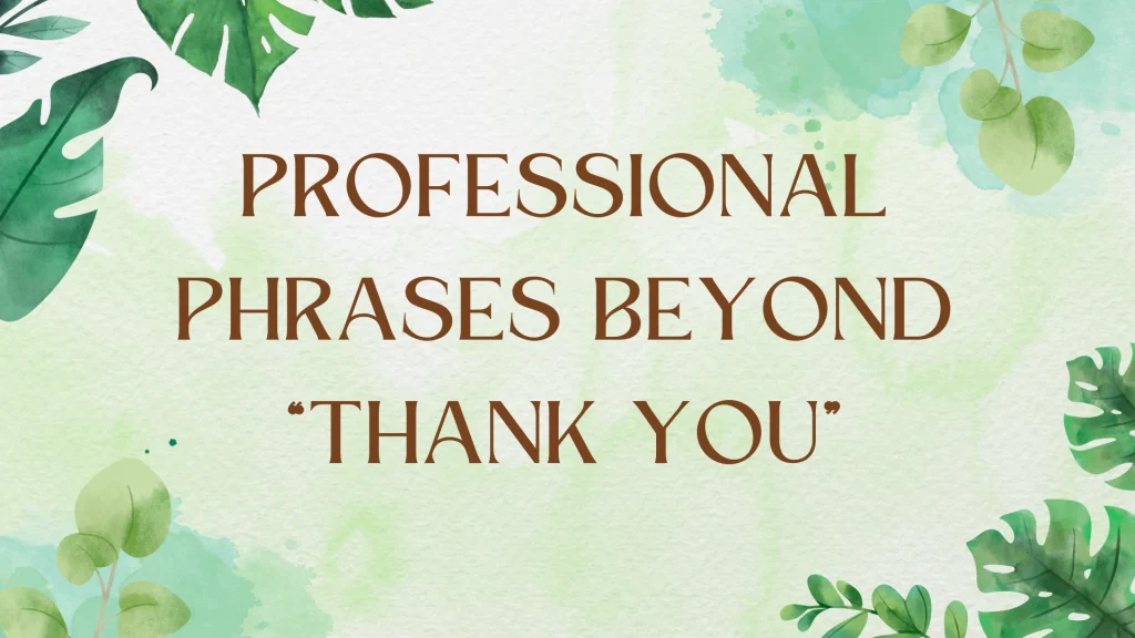 Beyond 'Thank You': Creative Ways to Acknowledge Confirmation Beyond 'Thank You': Creative Ways to Acknowledge Confirmation